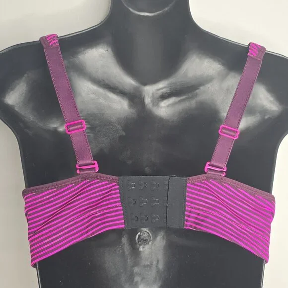 2 Lululemon Womens High Impact Sport Bras Lot 34C Wireless Athletic 106259